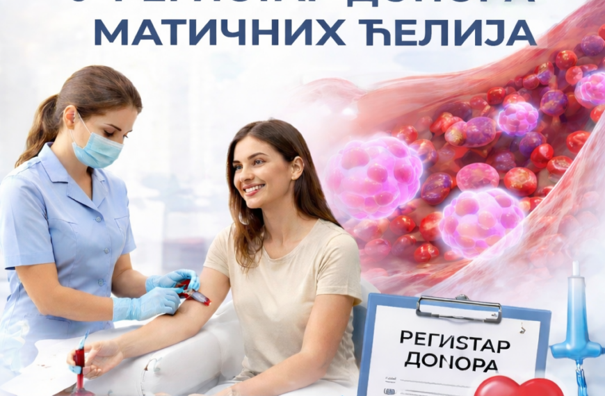Позив грађанима Краљева: Акција уписа у Регистар донора матичних ћелија