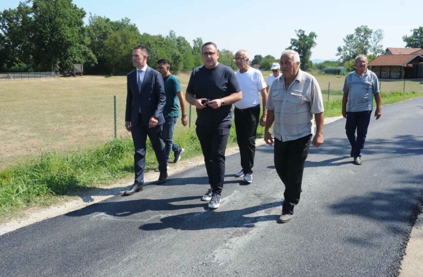 Реконструисана Улица Светог Саве у Конареву – завршени радови на једној од најважнијих саобраћајница